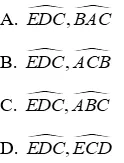 Trắc nghiệm Trường hợp bằng nhau thứ hai của tam giác: cạnh - góc - cạnh (c.g.c) Truong Hop Bang Nhau Thu Hai Cua Tam Giac A33