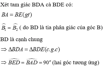 Trắc nghiệm Trường hợp bằng nhau thứ hai của tam giác: cạnh - góc - cạnh (c.g.c) Truong Hop Bang Nhau Thu Hai Cua Tam Giac A35