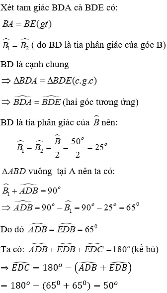 Trắc nghiệm Trường hợp bằng nhau thứ hai của tam giác: cạnh - góc - cạnh (c.g.c) Truong Hop Bang Nhau Thu Hai Cua Tam Giac A42