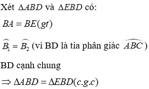 Trắc nghiệm Trường hợp bằng nhau thứ hai của tam giác: cạnh - góc - cạnh (c.g.c) Truong Hop Bang Nhau Thu Hai Cua Tam Giac A87