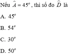 Trắc nghiệm Trường hợp bằng nhau thứ nhất của tam giác: cạnh - cạnh - cạnh (c.c.c) Truong Hop Bang Nhau Thu Nhat Cua Tam Giac A24