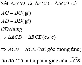 Trắc nghiệm Trường hợp bằng nhau thứ nhất của tam giác: cạnh - cạnh - cạnh (c.c.c) Truong Hop Bang Nhau Thu Nhat Cua Tam Giac A77
