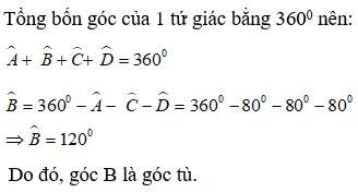 Bài tập Tứ giác | Lý thuyết và Bài tập Toán 8 có đáp án Bai Tap Bai 1 Tu Giac 1 2