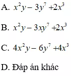 Bài tập Chia đa thức cho đơn thức | Lý thuyết và Bài tập Toán 8 có đáp án Bai Tap Bai 11 Chia Da Thuc Cho Don Thuc 10