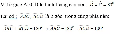 Bài tập Hình thang cân | Lý thuyết và Bài tập Toán 8 có đáp án Bai Tap Bai 3 Hinh Thang Can 1 3