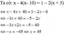 Bài tập Phương trình đưa được về dạng ax + b = 0 | Lý thuyết và Bài tập Toán 8 có đáp án Bai Tap Bai 3 Phuong Trinh Dua Duoc Ve Dang Ax B 0 2