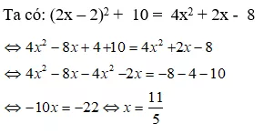 Bài tập Phương trình đưa được về dạng ax + b = 0 | Lý thuyết và Bài tập Toán 8 có đáp án Bai Tap Bai 3 Phuong Trinh Dua Duoc Ve Dang Ax B 0 6