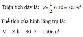 Bài tập Hình lăng trụ đứng | Lý thuyết và Bài tập Toán 8 có đáp án Bai Tap Bai 4 5 6 Hinh Lang Tru Dung 1 3