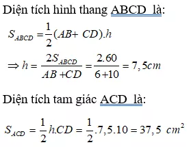 Bài tập Diện tích hình thang | Lý thuyết và Bài tập Toán 8 có đáp án Bai Tap Bai 4 Dien Tich Hinh Thang 1 11