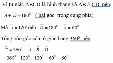 Bài tập Hình thang | Lý thuyết và Bài tập Toán 8 có đáp án Bai Tap Hinh Thang 1 3