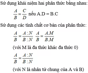 Cách chứng minh hai phân thức bằng nhau cực hay, có đáp án | Toán lớp 8 Cach Chung Minh Hai Phan Thuc Bang Nhau Cuc Hay Co Dap An A01