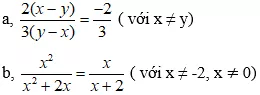 Cách chứng minh hai phân thức bằng nhau cực hay, có đáp án | Toán lớp 8 Cach Chung Minh Hai Phan Thuc Bang Nhau Cuc Hay Co Dap An A04
