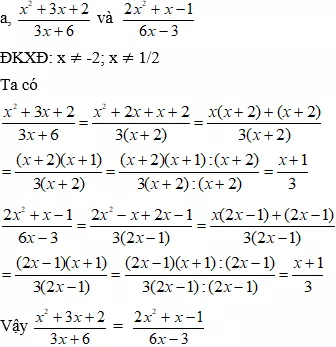 Cách chứng minh hai phân thức bằng nhau cực hay, có đáp án | Toán lớp 8 Cach Chung Minh Hai Phan Thuc Bang Nhau Cuc Hay Co Dap An A32
