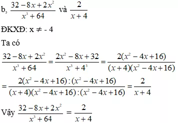 Cách chứng minh hai phân thức bằng nhau cực hay, có đáp án | Toán lớp 8 Cach Chung Minh Hai Phan Thuc Bang Nhau Cuc Hay Co Dap An A33