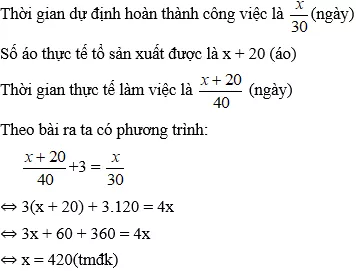 Cách giải bài toán bằng cách lập phương trình cực hay: Bài toán năng suất | Toán lớp 8 Cach Giai Bai Toan Bang Cach Lap Phuong Trinh Bai Toan Nang Suat A18