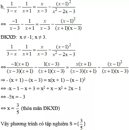 Cách giải phương trình chứa ẩn ở mẫu cực hay, có đáp án | Toán lớp 8 Cach Giai Phuong Trinh Chua An O Mau Cuc Hay A35