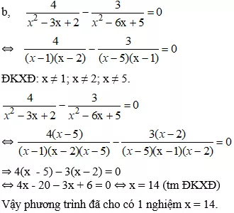 Cách giải phương trình chứa ẩn ở mẫu cực hay, có đáp án | Toán lớp 8 Cach Giai Phuong Trinh Chua An O Mau Cuc Hay A38