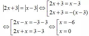 Cách giải phương trình chứa dấu giá trị tuyệt đối |A(x)| = |B(x)| Cach Giai Phuong Trinh Chua Dau Gia Tri Tuyet Doi A X B X 1 20706