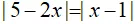 Cách giải phương trình chứa dấu giá trị tuyệt đối |A(x)| = |B(x)| Cach Giai Phuong Trinh Chua Dau Gia Tri Tuyet Doi A X B X 1 20710