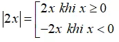 Cách giải phương trình chứa dấu giá trị tuyệt đối |A(x)| = B(x) Cach Giai Phuong Trinh Chua Dau Gia Tri Tuyet Doi A X B X 2 20740