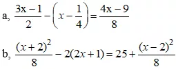 Cách giải phương trình đưa được về dạng ax + b = 0 cực hay, có đáp án | Toán lớp 8 Cach Giai Phuong Trinh Dua Duoc Ve Dang Ax B 0 Cuc Hay A14