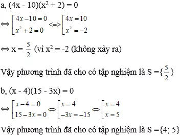 Cách giải phương trình tích cực hay, có đáp án | Toán lớp 8 Cach Giai Phuong Trinh Tich Cuc Hay Co Dap An A03