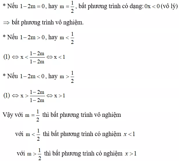 Cách giải và biện luận bất phương trình hay, chi tiết Cach Giai Va Bien Luan Bat Phuong Trinh Hay Chi Tiet 20670