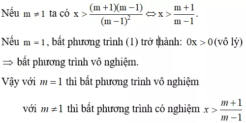 Cách giải và biện luận bất phương trình hay, chi tiết Cach Giai Va Bien Luan Bat Phuong Trinh Hay Chi Tiet 20673