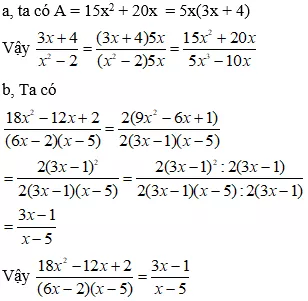 Cách tìm đa thức A để hai phân thức bằng nhau cực hay, có đáp án | Toán lớp 8 Cach Tim Da Thuc A De Hai Phan Thuc Bang Nhau Cuc Hay Co Dap An A19