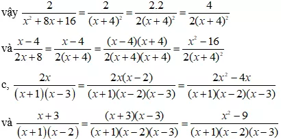 Cách tìm đa thức A để hai phân thức bằng nhau cực hay, có đáp án | Toán lớp 8 Cach Tim Da Thuc A De Hai Phan Thuc Bang Nhau Cuc Hay Co Dap An A24