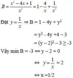 Cách tìm giá trị lớn nhất, giá trị nhỏ nhất của phân thức cực hay, có đáp án | Toán lớp 8 Cach Tim Gia Tri Lon Nhat Gia Tri Nho Nhat Cua Phan Thuc Cuc Hay A19