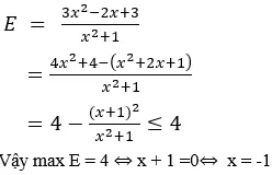 Cách tìm giá trị lớn nhất, giá trị nhỏ nhất của phân thức cực hay, có đáp án | Toán lớp 8 Cach Tim Gia Tri Lon Nhat Gia Tri Nho Nhat Cua Phan Thuc Cuc Hay A29