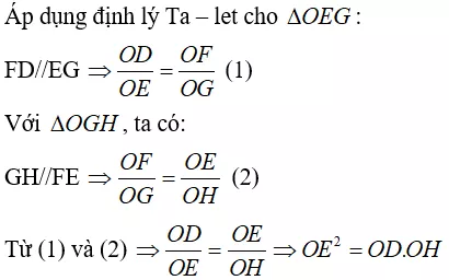Chứng minh các hệ thức bằng định lí Ta-lét trong tam giác Chung Minh Cac He Thuc Bang Dinh Li Ta Let Trong Tam Giac 21199
