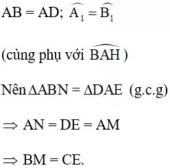 Chứng minh hai đường thẳng vuông góc dựa vào hình vuông Chung Minh Hai Duong Thang Vuong Goc Dua Vao Hinh Vuong 20308