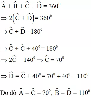 Chứng minh hai góc bằng nhau, tính số đo góc trong hình bình hành Chung Minh Hai Goc Bang Nhau Tinh So Do Goc Trong Hinh Binh Hanh 19692