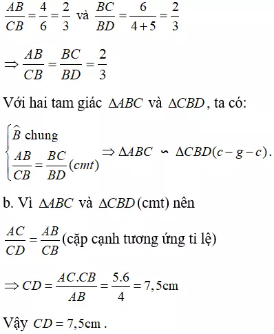 Chứng minh hai tam giác đồng dạng – trường hợp đồng dạng thứ hai (C–G–C) Chung Minh Hai Tam Giac Dong Dang Truong Hop Dong Dang Thu Hai C G C 21374