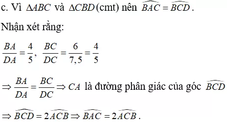 Chứng minh hai tam giác đồng dạng – trường hợp đồng dạng thứ hai (C–G–C) Chung Minh Hai Tam Giac Dong Dang Truong Hop Dong Dang Thu Hai C G C 21375