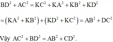 Chứng minh hệ thức trong tứ giác hay, chi tiết Chung Minh He Thuc Trong Tu Giac Hay Chi Tiet 19250