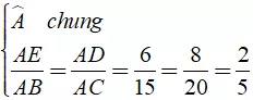 Lý thuyết Các trường hợp đồng dạng của tam giác | Lý thuyết và Bài tập Toán 8 có đáp án Ly Thuyet Bai 5 6 7 Cac Truong Hop Dong Dang Cua Tam Giac 11
