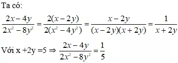 Tìm giá trị của phân thức khi biến thỏa mãn điều kiện cho trước | Toán lớp 8 Tim Gia Tri Cua Phan Thuc Khi Bien Thoa Man Dieu Kien Cho Truoc A02