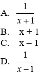 Trắc nghiệm Biến đổi các biểu thức hữu tỉ. Giá trị của phân thức có đáp án Trac Nghiem Bien Doi Cac Bieu Thuc Huu Ti A02