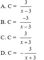 Trắc nghiệm Biến đổi các biểu thức hữu tỉ. Giá trị của phân thức có đáp án Trac Nghiem Bien Doi Cac Bieu Thuc Huu Ti A42