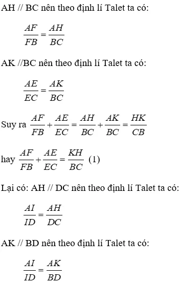 Trắc nghiệm Định lí Ta-lét trong tam giác có đáp án Trac Nghiem Dinh Li Talet Trong Tam Giac A123