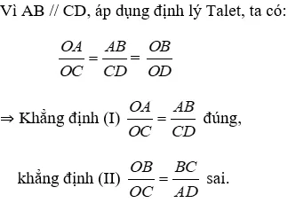 Trắc nghiệm Định lí Ta-lét trong tam giác có đáp án Trac Nghiem Dinh Li Talet Trong Tam Giac A22