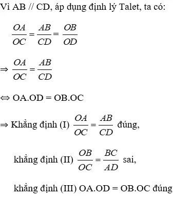 Trắc nghiệm Định lí Ta-lét trong tam giác có đáp án Trac Nghiem Dinh Li Talet Trong Tam Giac A25