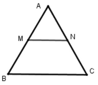 Trắc nghiệm Đường trung bình của tam giác, của hình thang có đáp án Trac Nghiem Duong Trung Binh Cua Tam Giac Cua Hinh Thang A16