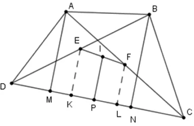 Trắc nghiệm Đường trung bình của tam giác, của hình thang có đáp án Trac Nghiem Duong Trung Binh Cua Tam Giac Cua Hinh Thang A52