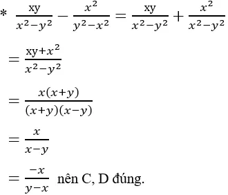 Trắc nghiệm Phép cộng các phân thức đại số có đáp án Trac Nghiem Phep Cong Cac Phan Thuc Dai So A48