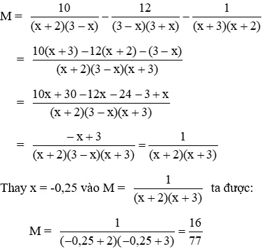 Trắc nghiệm Phép cộng các phân thức đại số có đáp án Trac Nghiem Phep Cong Cac Phan Thuc Dai So A77