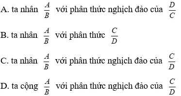Trắc nghiệm Phép nhân các phân thức đại số có đáp án Trac Nghiem Phep Nhan Cac Phan Thuc Dai So A06